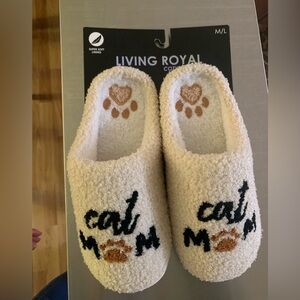 Living Royal Cat Mom Slippers